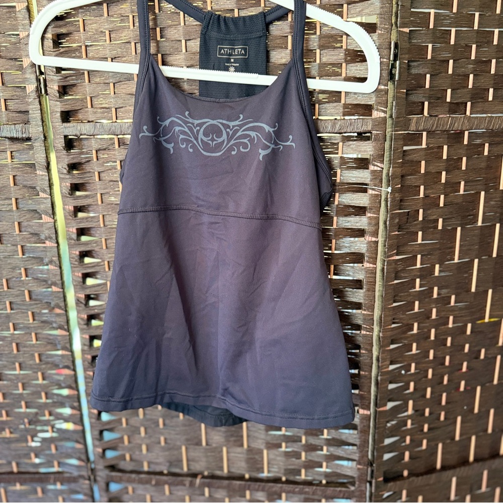 Athleta Women's Dark Gray Racerback Sz‎ M